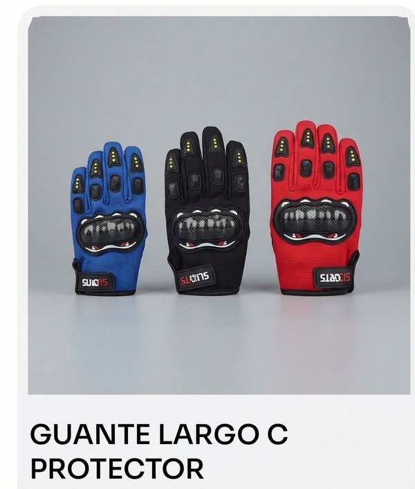 Guante largo con protector 