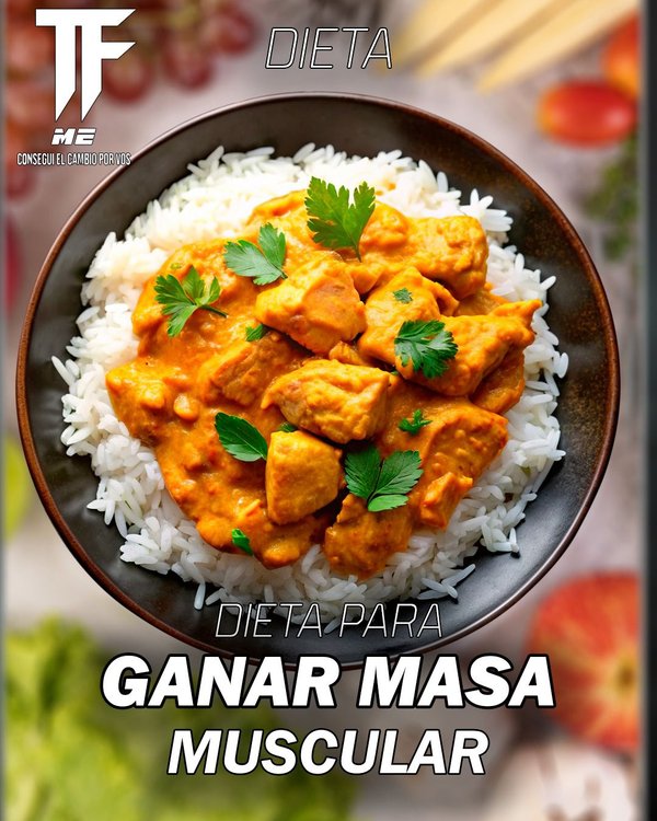 Plan de alimentación personalizado para ganar masa muscular