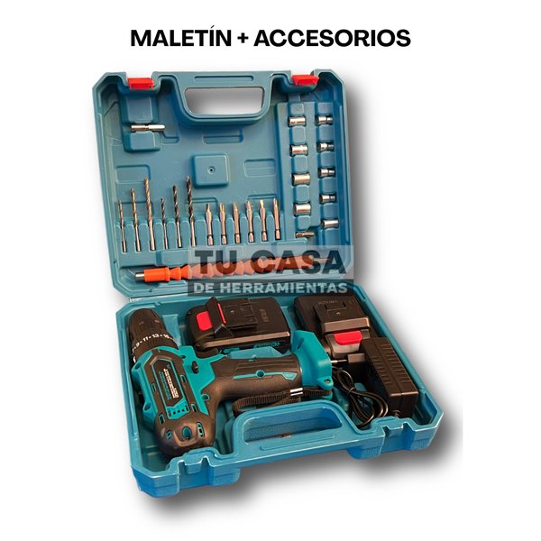 TALADRO BOMDER 21v con carbón 