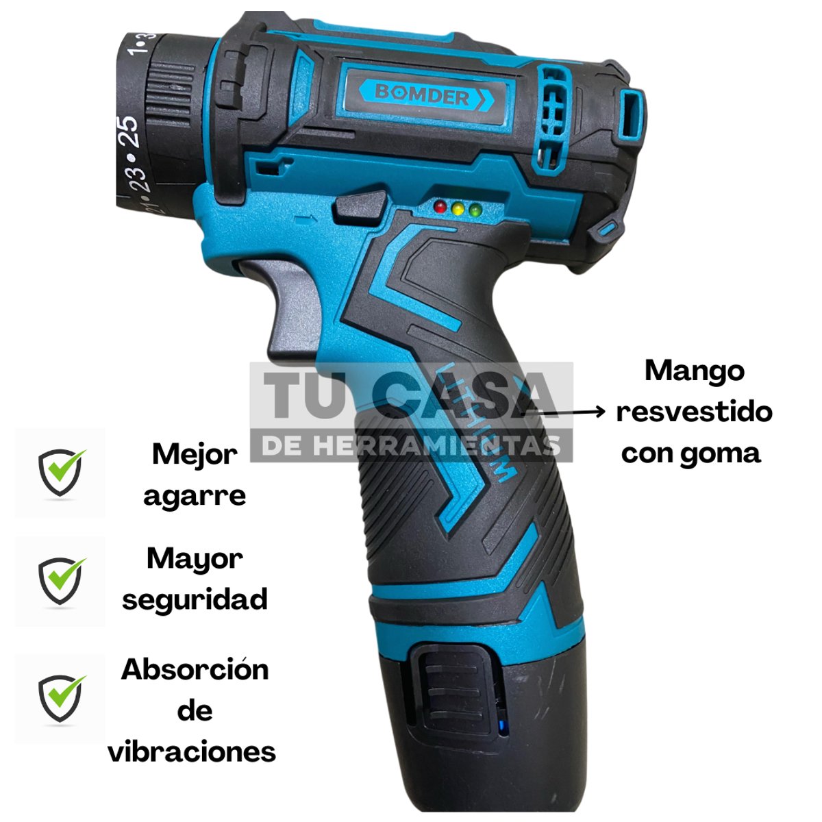 Taladro 12v c/ percutor 