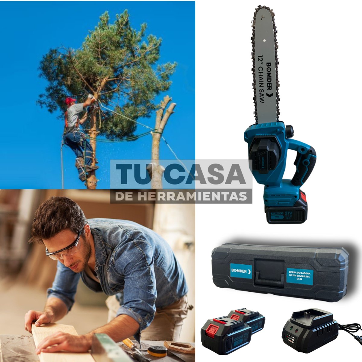 Motosierra a Batería 12” BOMDER