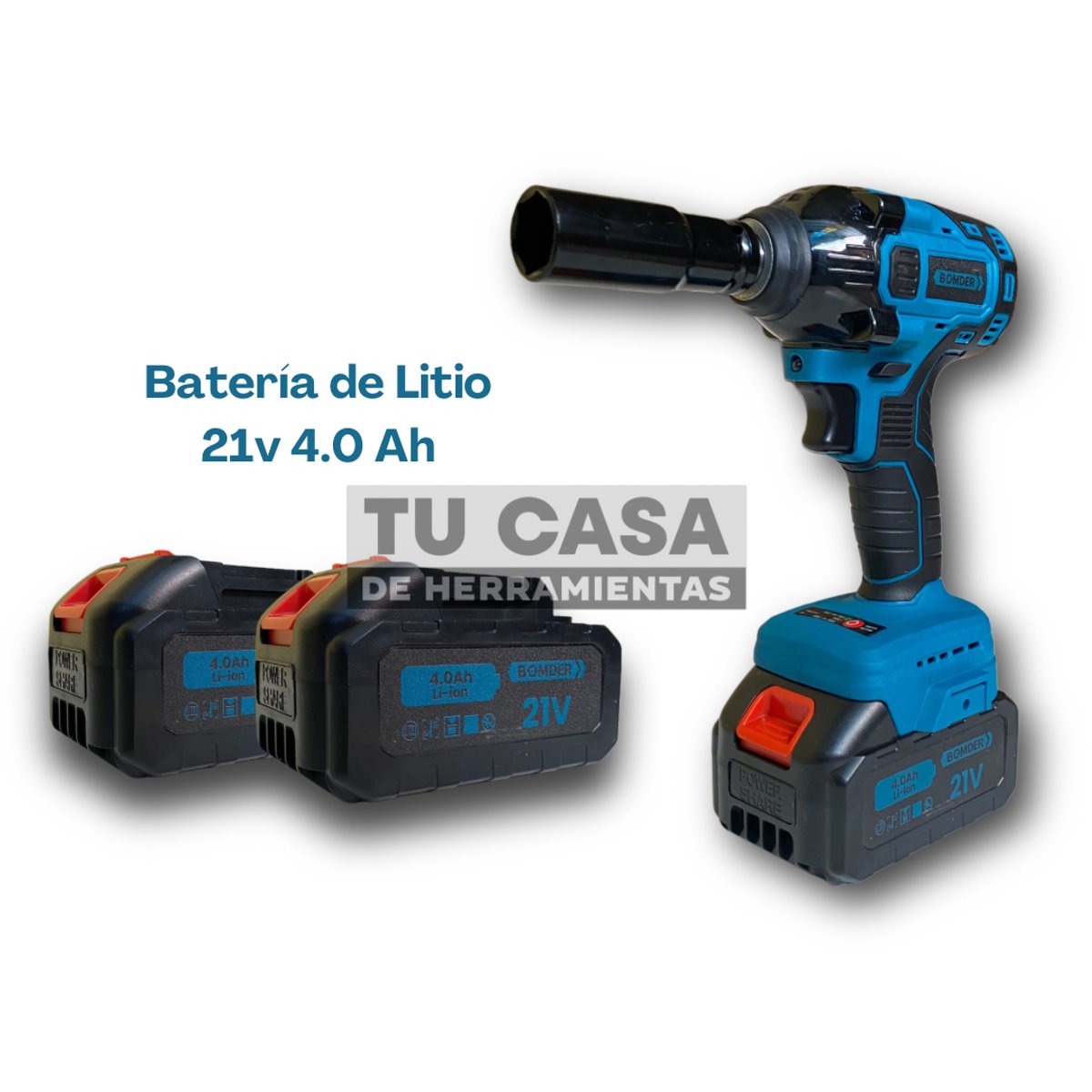 PISTOLA DE IMPACTO BOMDER 21v 