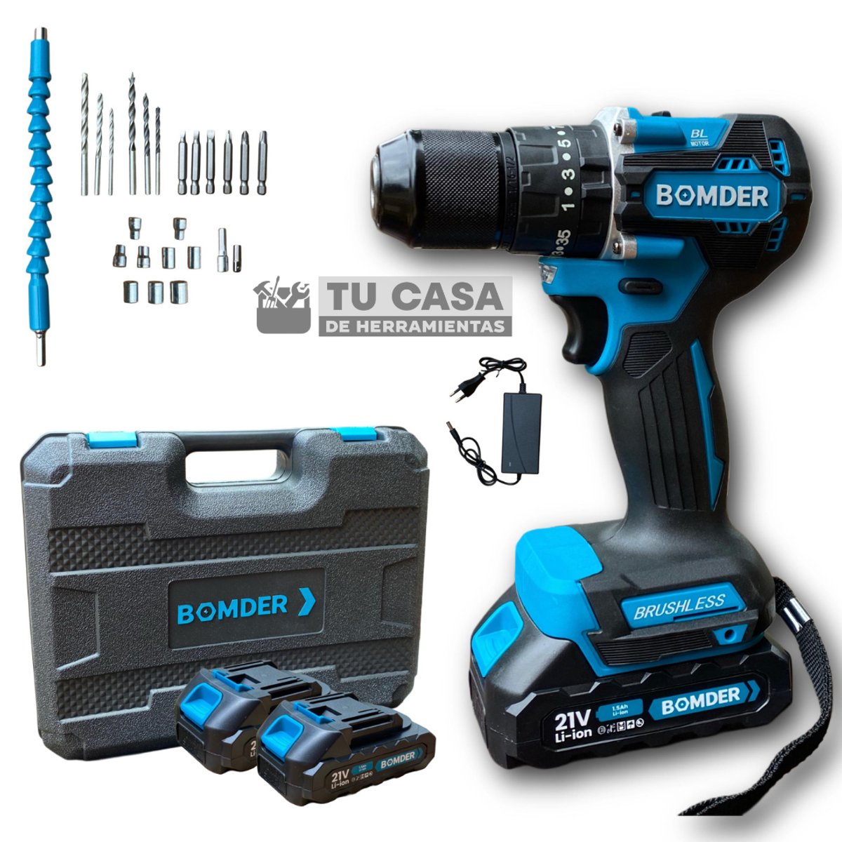 Taladro Bomder® Brushless 21v 