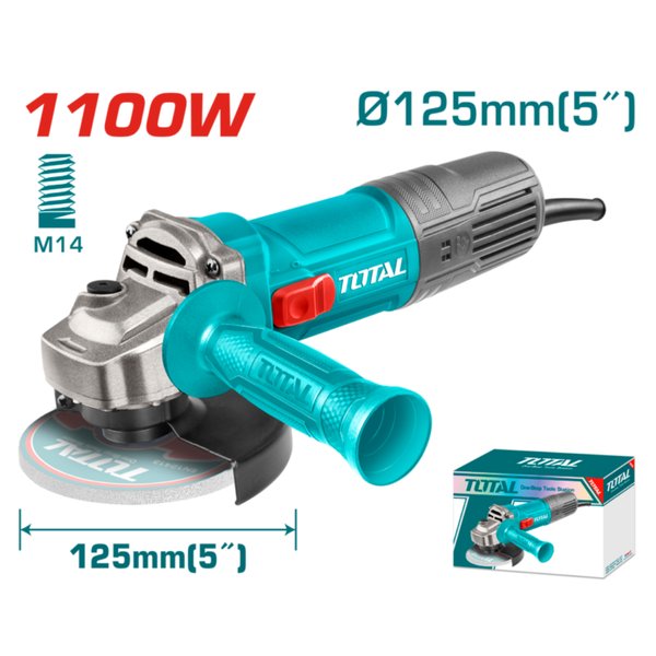AMOLADORA 1100W 125MM - TG11012536 - TOTAL 