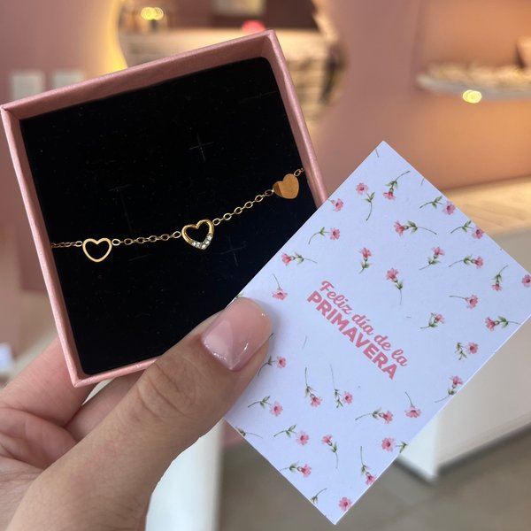 Pulsera de corazones 💕 