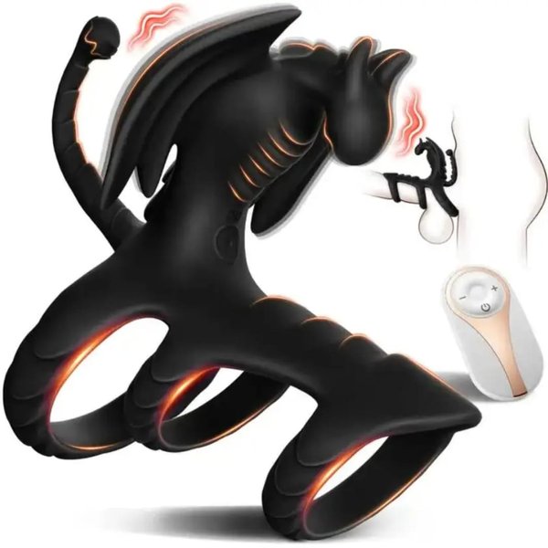 Anillo Vibrador a control - Dragon 