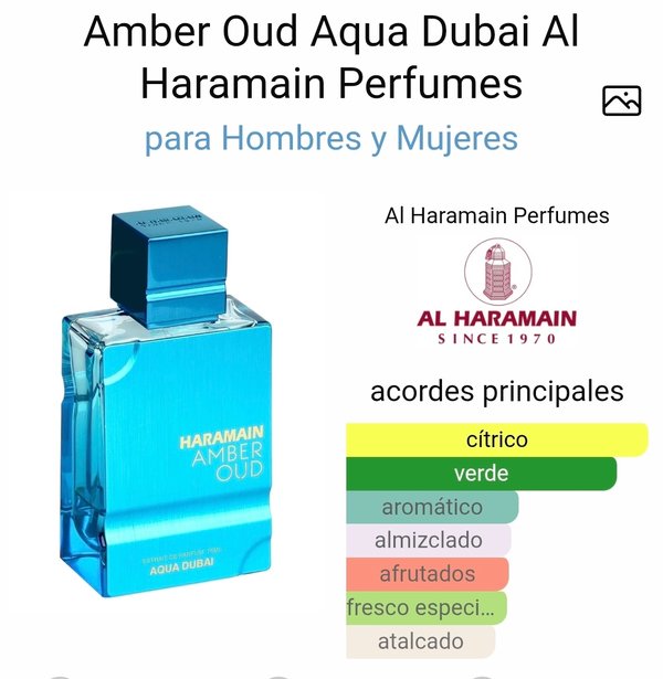 Amber Oud Aqua Dubai Al Haramain