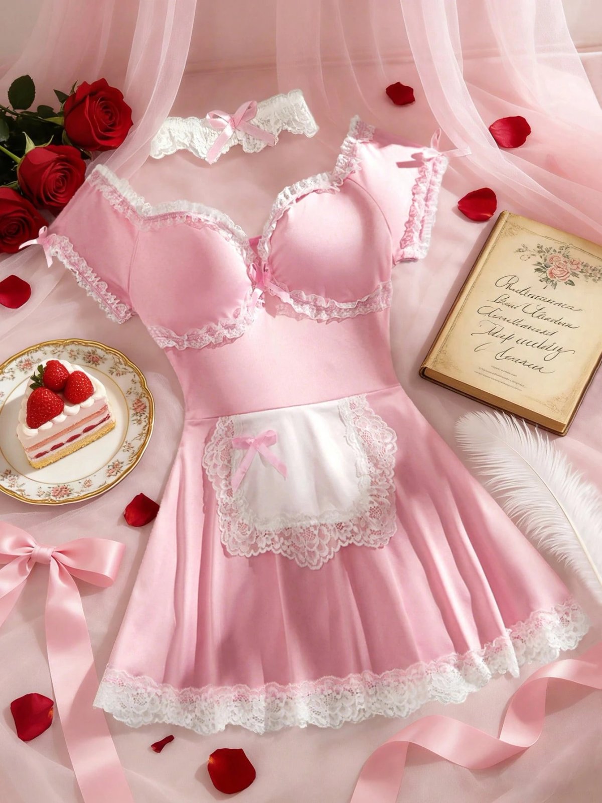 Vestido + choker - Cod 8142