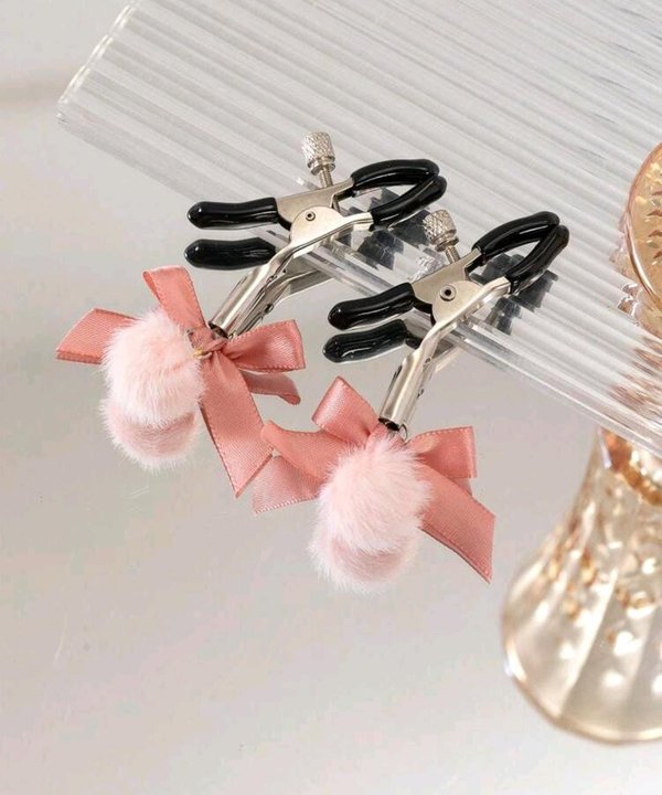 Pinza para pezones con detalles - ROSA 