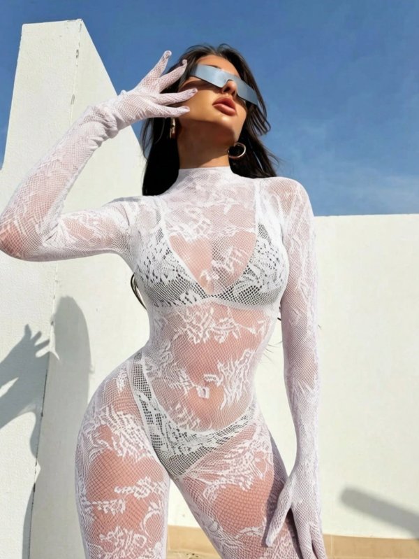 Bodystocking BLANCO - Cod 3913