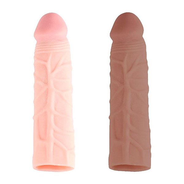Funda texturizada para pene - Tamaño: 16,5 x 3,5 cm - Cod 7518