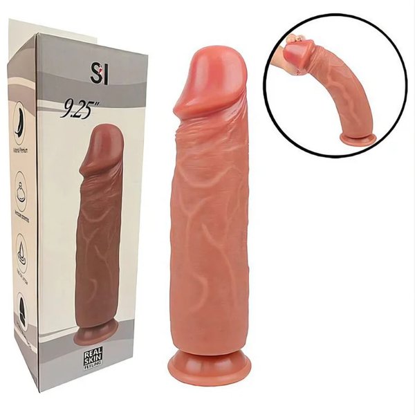 Dildo Silicona Realista - 23.5 x 5.5cm - Cod 8842