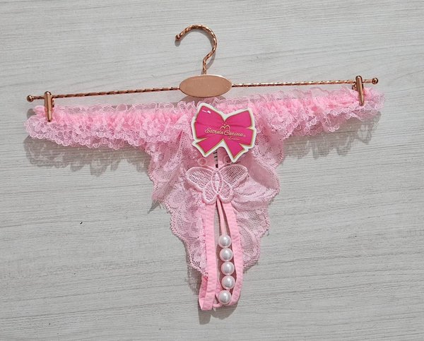 Less con perlas ROSADO 