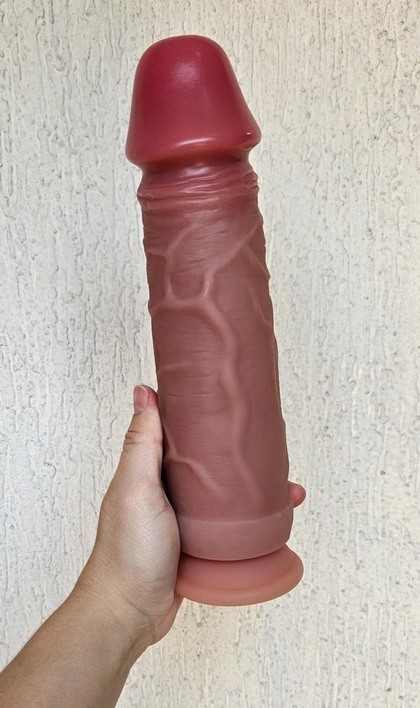 Dildo Silicona Realista - 23.5 x 5.5cm - Cod 8842