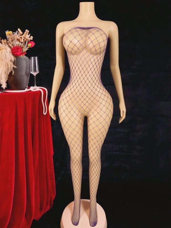 Bodystocking Morado violeta - Cod 3882