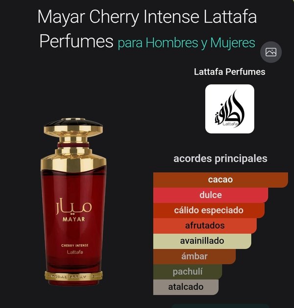 Mayar Cherry intense de Lattafa