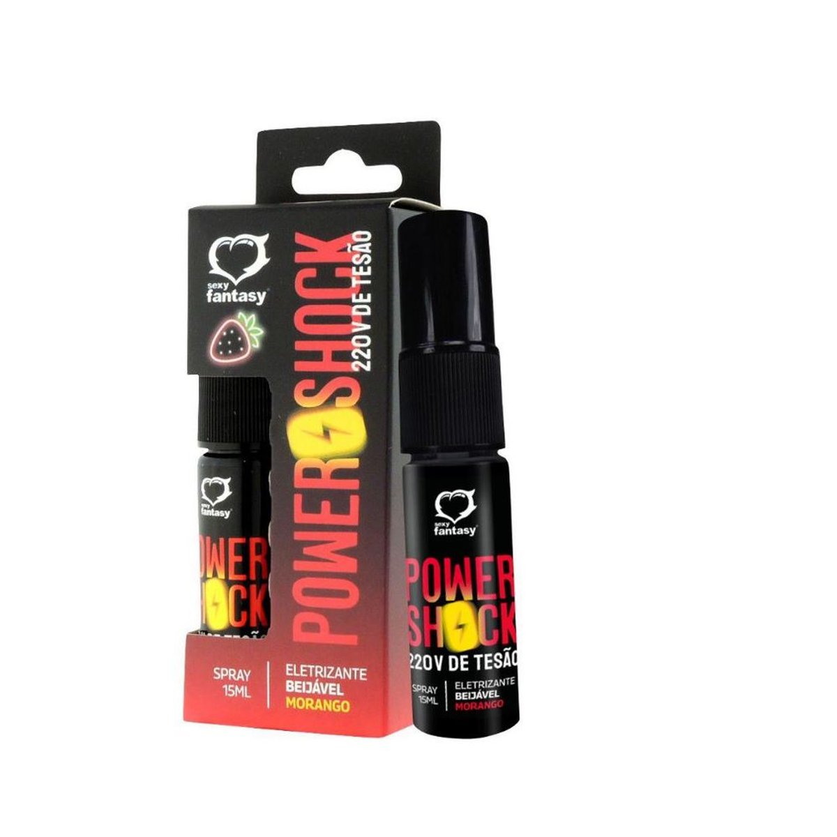 POWER SHOCK SPRAY - MORANGO 15ML