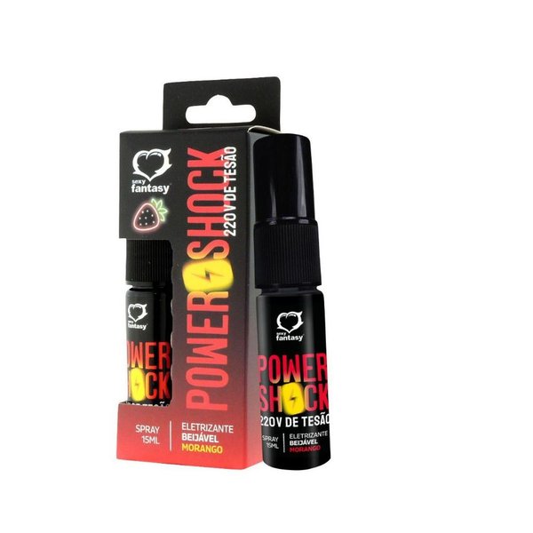 POWER SHOCK SPRAY - MORANGO 15ML