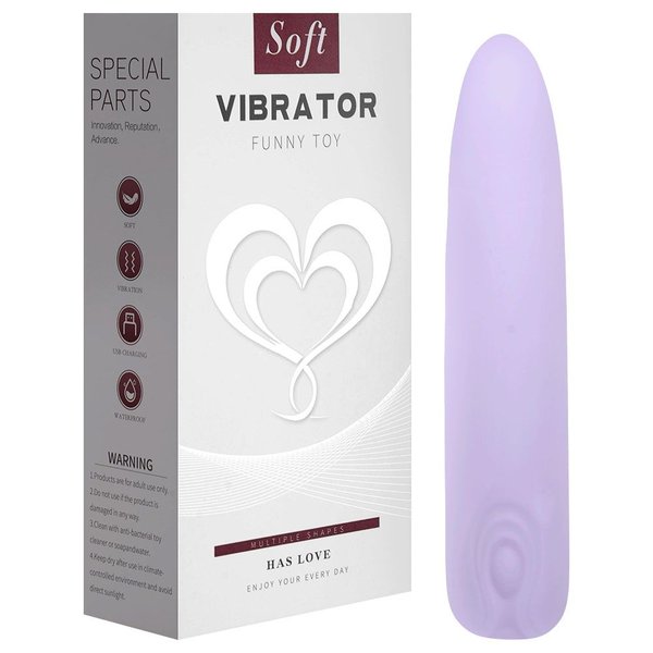 Mini vibrador recargable con 10 frecuencias 