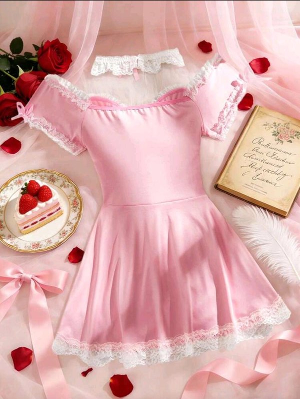 Vestido + choker - Cod 8142