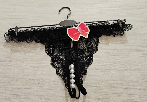 Less con perlas NEGRO 