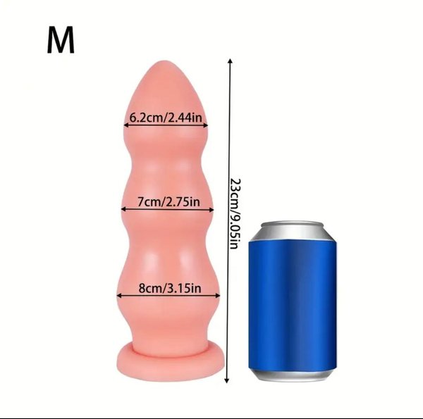 Tapón anal con ventosa - 23 x 8 cm 