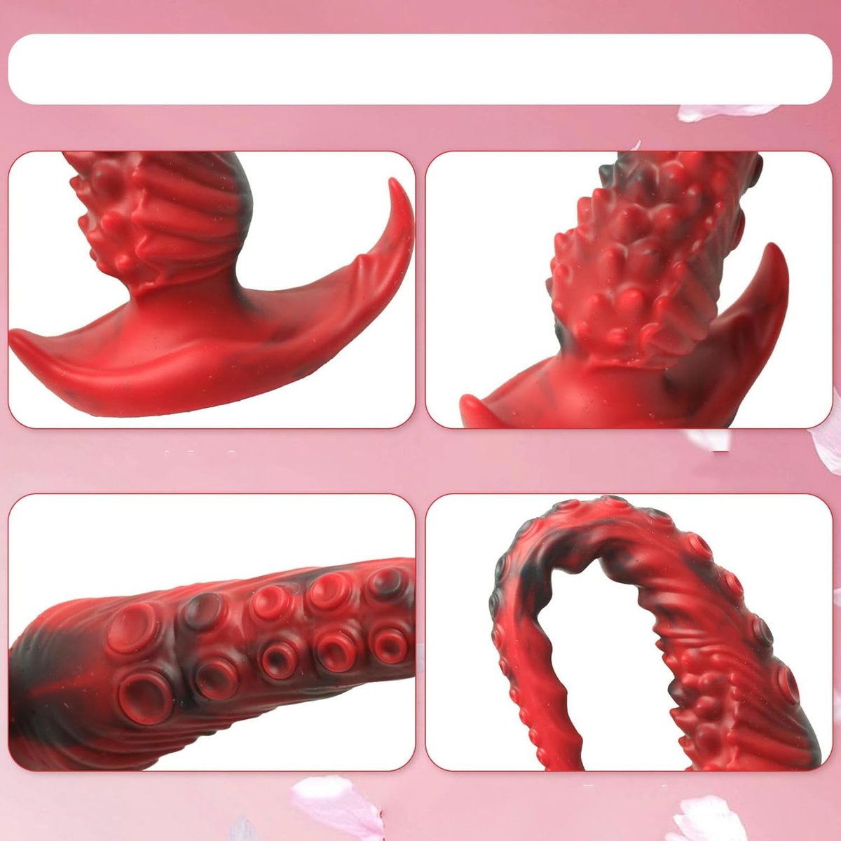 Tentáculo Rojo - talle P - 27,5 x 4cm  - 2