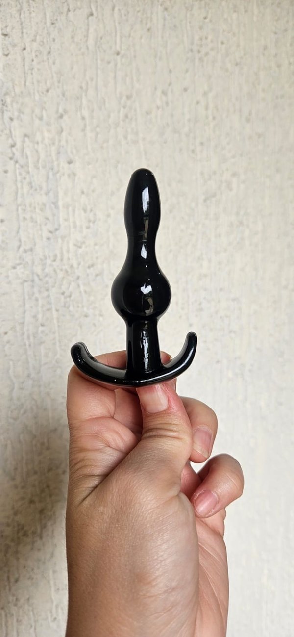 Plug anal - Negro 8 x 2cm 