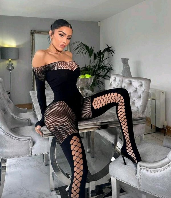 Bodystocking negro -Cod: 2494