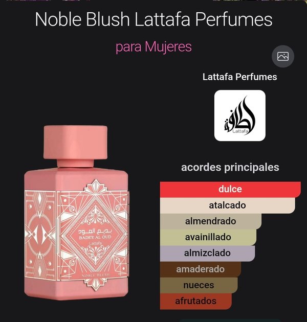 Noble Blush de Lattafa