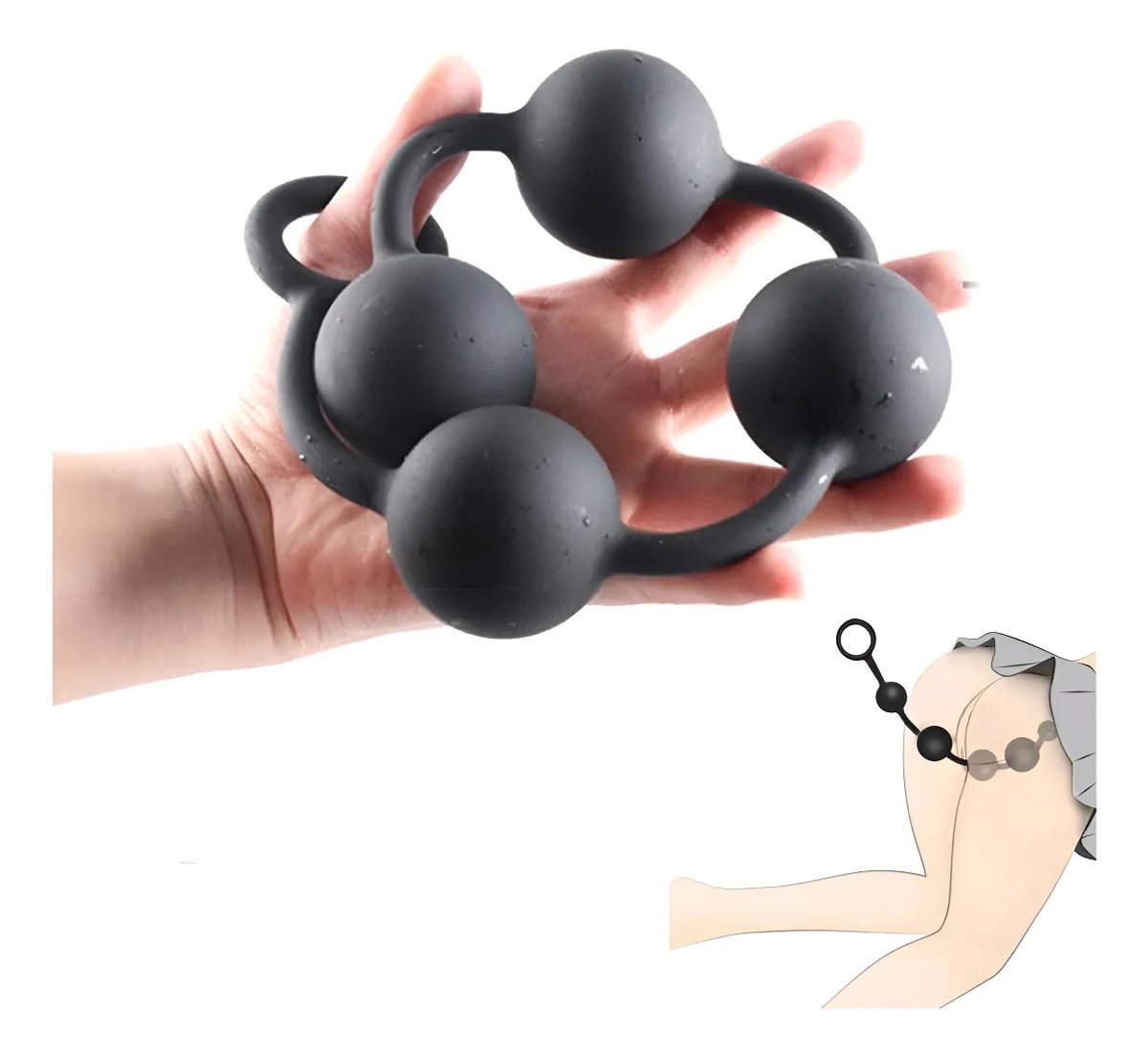 Cuentas anales - talle M - 40x4cm 