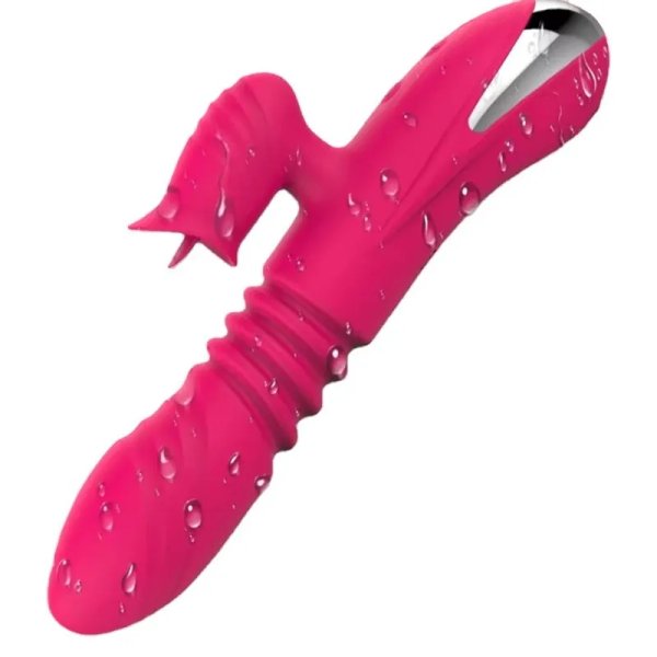 Vibrador - SubeBaja con lengüita estimuladora 