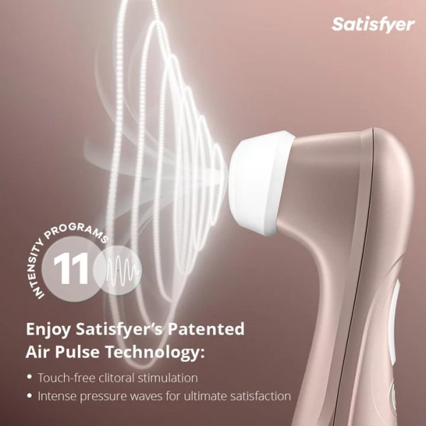 Satisfyer Pro 2 - Air Pulse Vibrator, Rose Gold