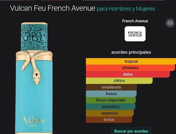 Vulcan Feu de French Avenue