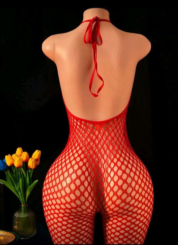 Bodystocking rojo - Cod: 8365