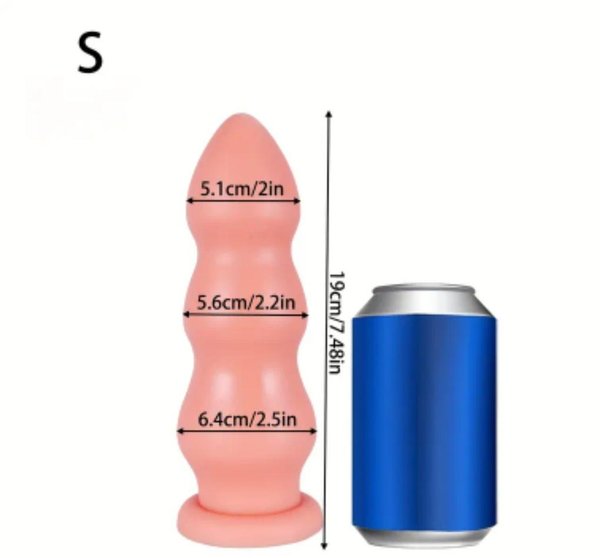 Tapón anal con ventosa - 19 x 6,4 cm 