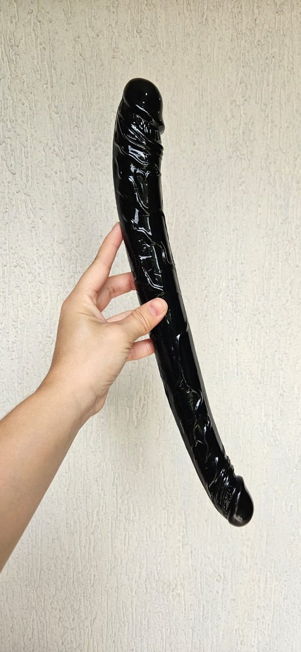 Dildo doble - Negro 