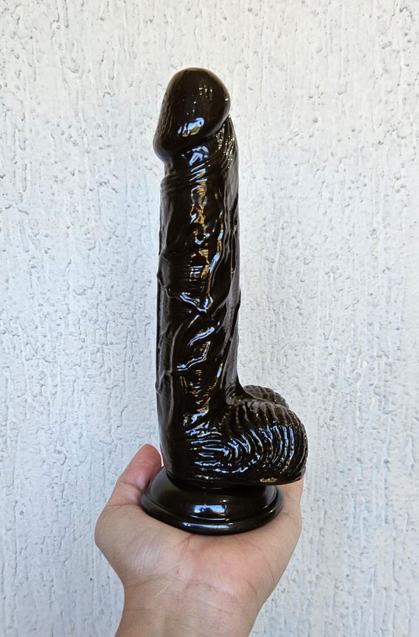 Dildo con ventosa - 19x3,5cm 