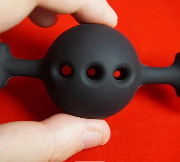 Mordaza Negro - Silicona 