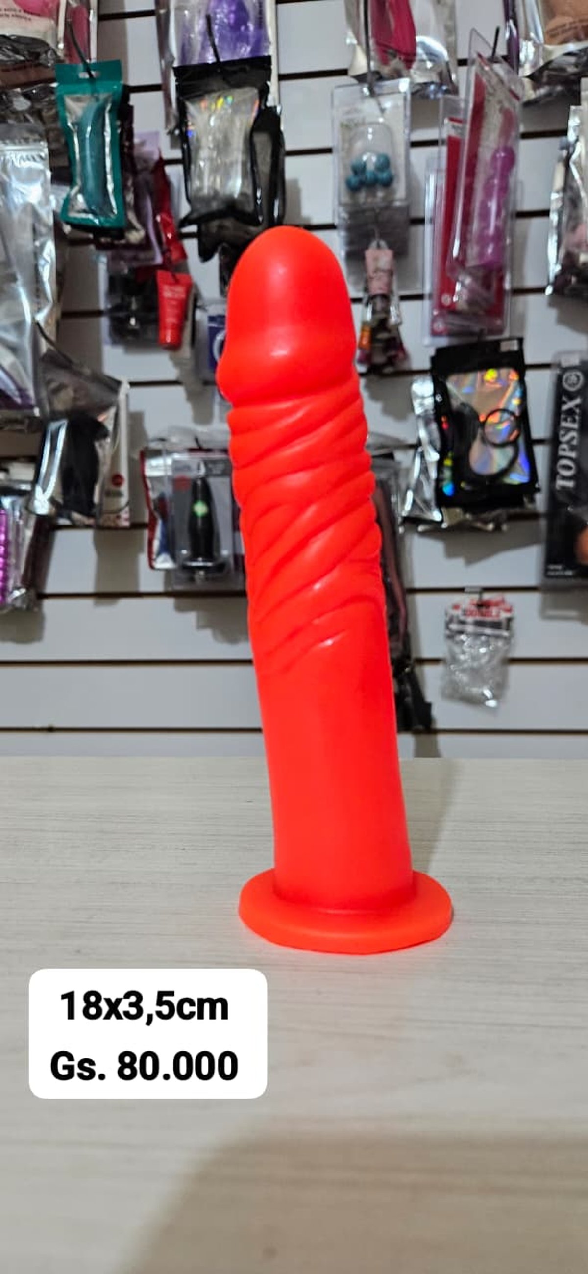 Dildo Naranja - 18x3,5