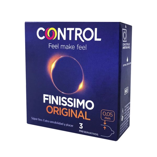 Preservativo Control Finissimo Xtra Fino - Caja de 3 preservativos