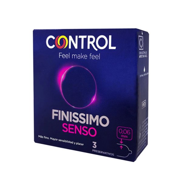 Preservativo Control ADAPTA SENSATION - Caja de 3 preservativos