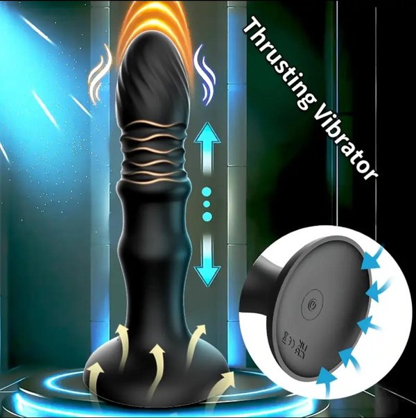 Vibrador con ventosa, movimiento y app