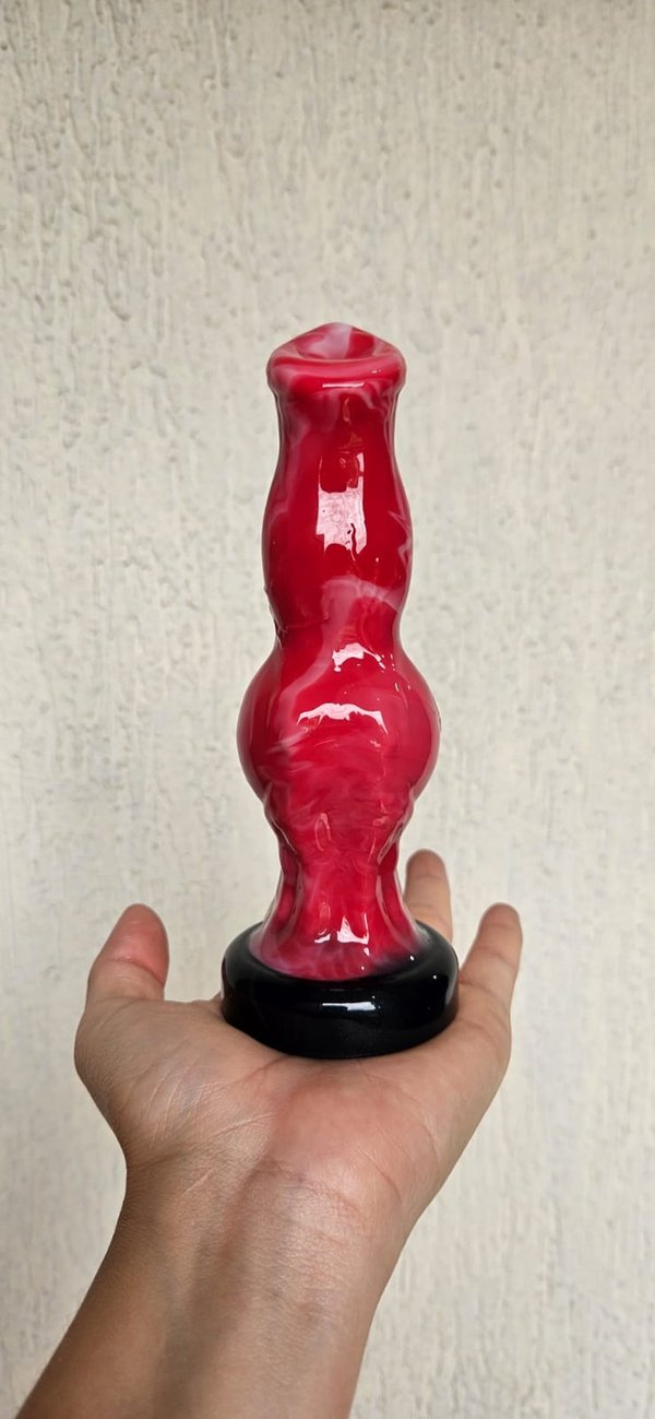 Dildo DOG con ventosa - 16 x 4,3 cm 