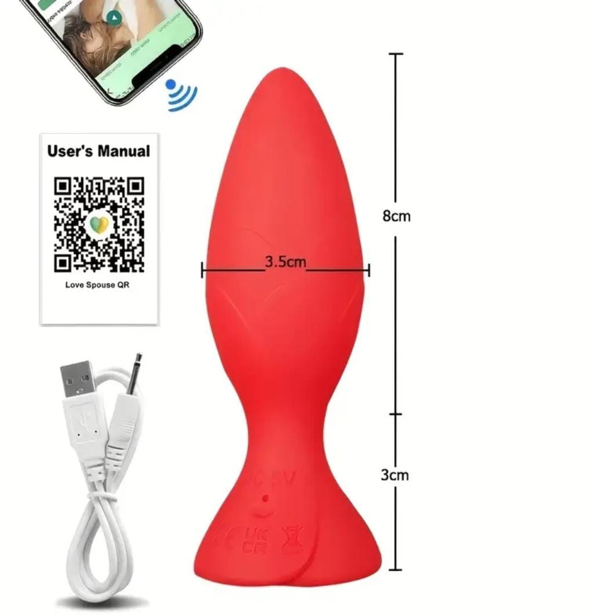 Plug con vibración y app de manejo  - 2