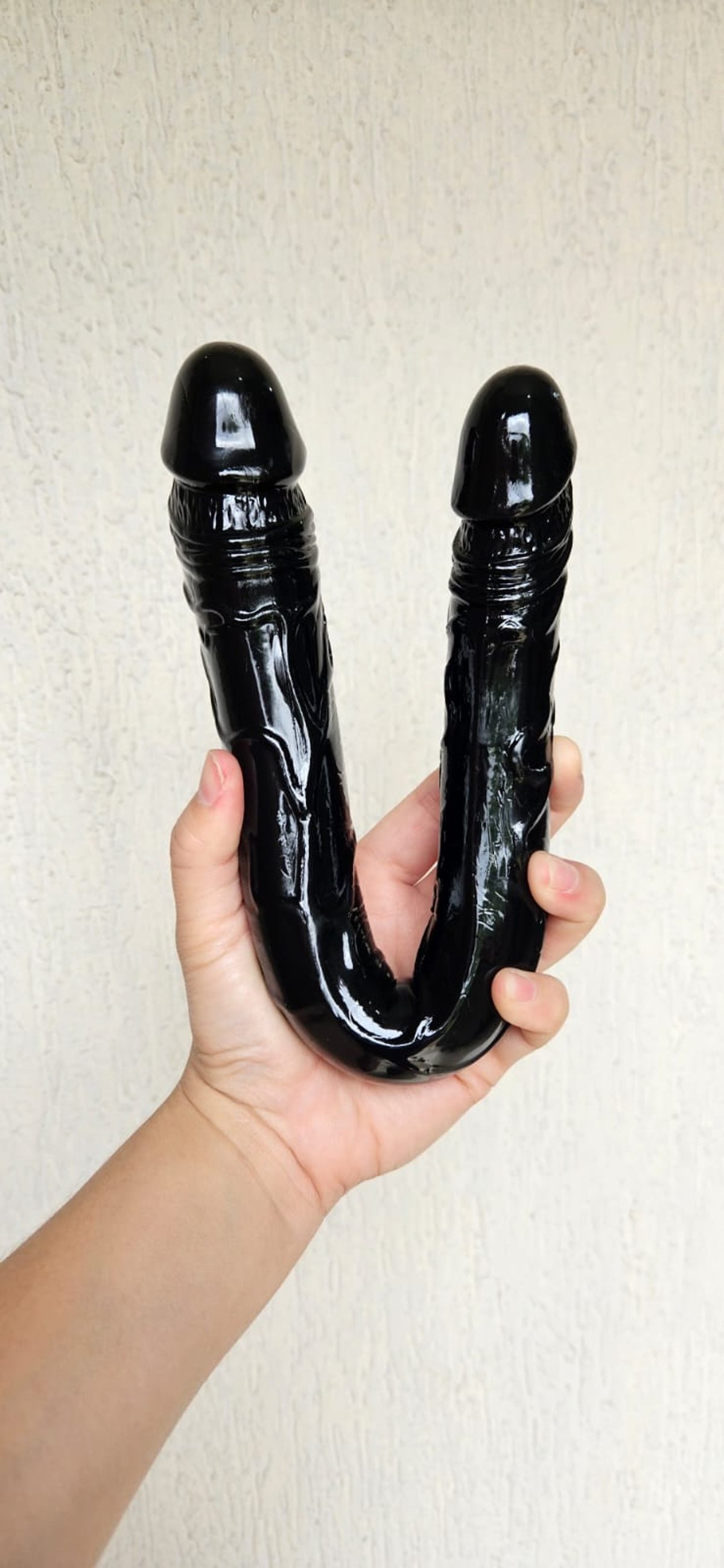 Dildo doble - Negro  - 2