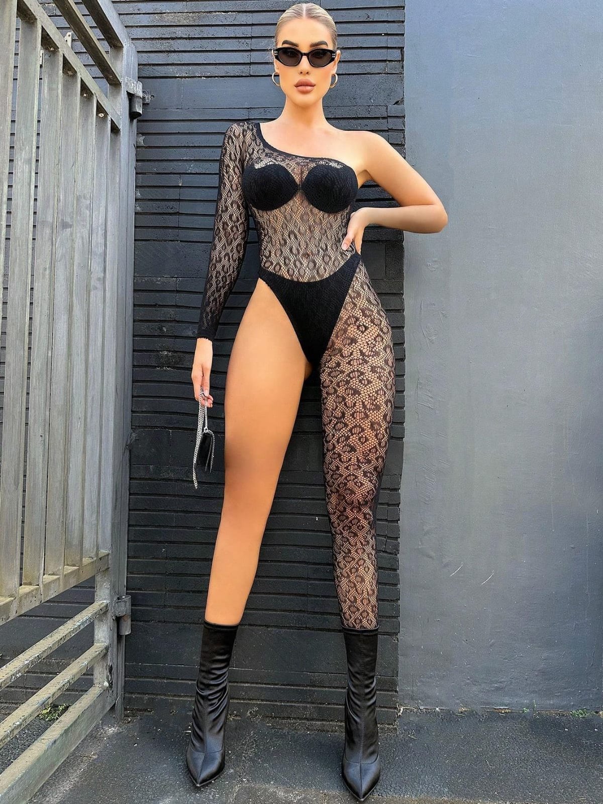 Bodystocking negro - Cod: 9167