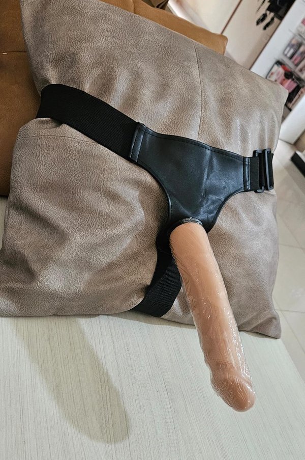 Cinturón con dildo - 22 x 4,3 cm 