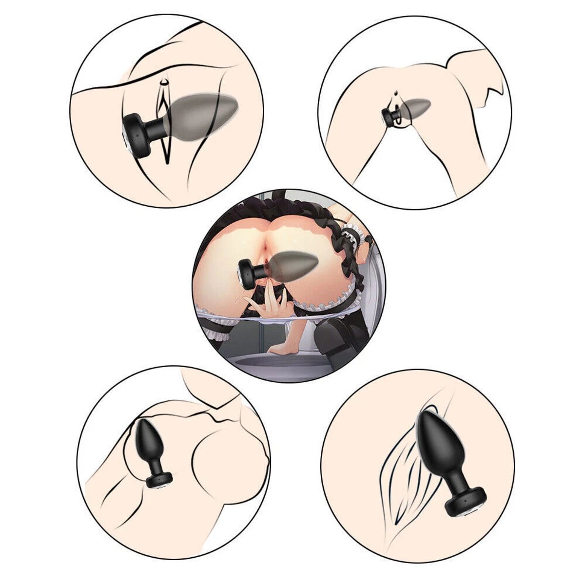 Plug anal con vibración - 2