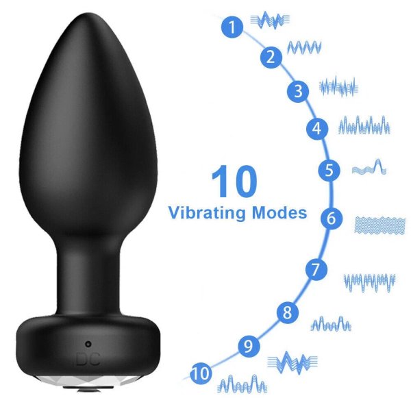 Plug anal con vibración